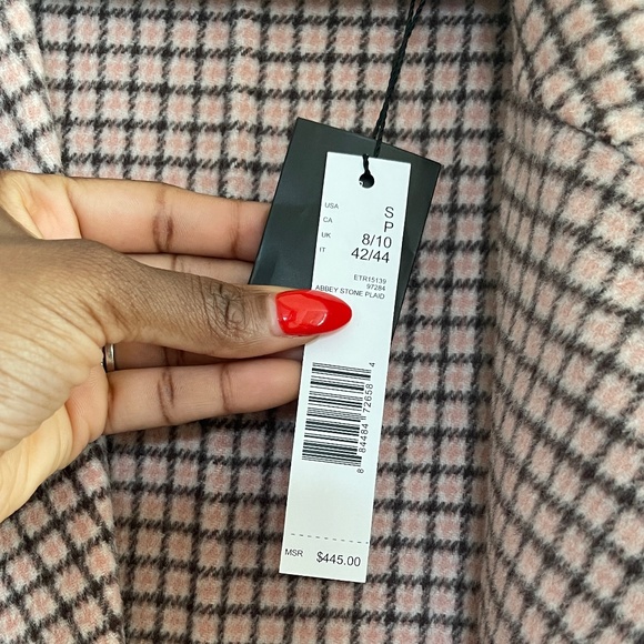 Elie Tahari Women's Abbey Double Breasted Wool Coat in Small,medium - Picture 7 of 9